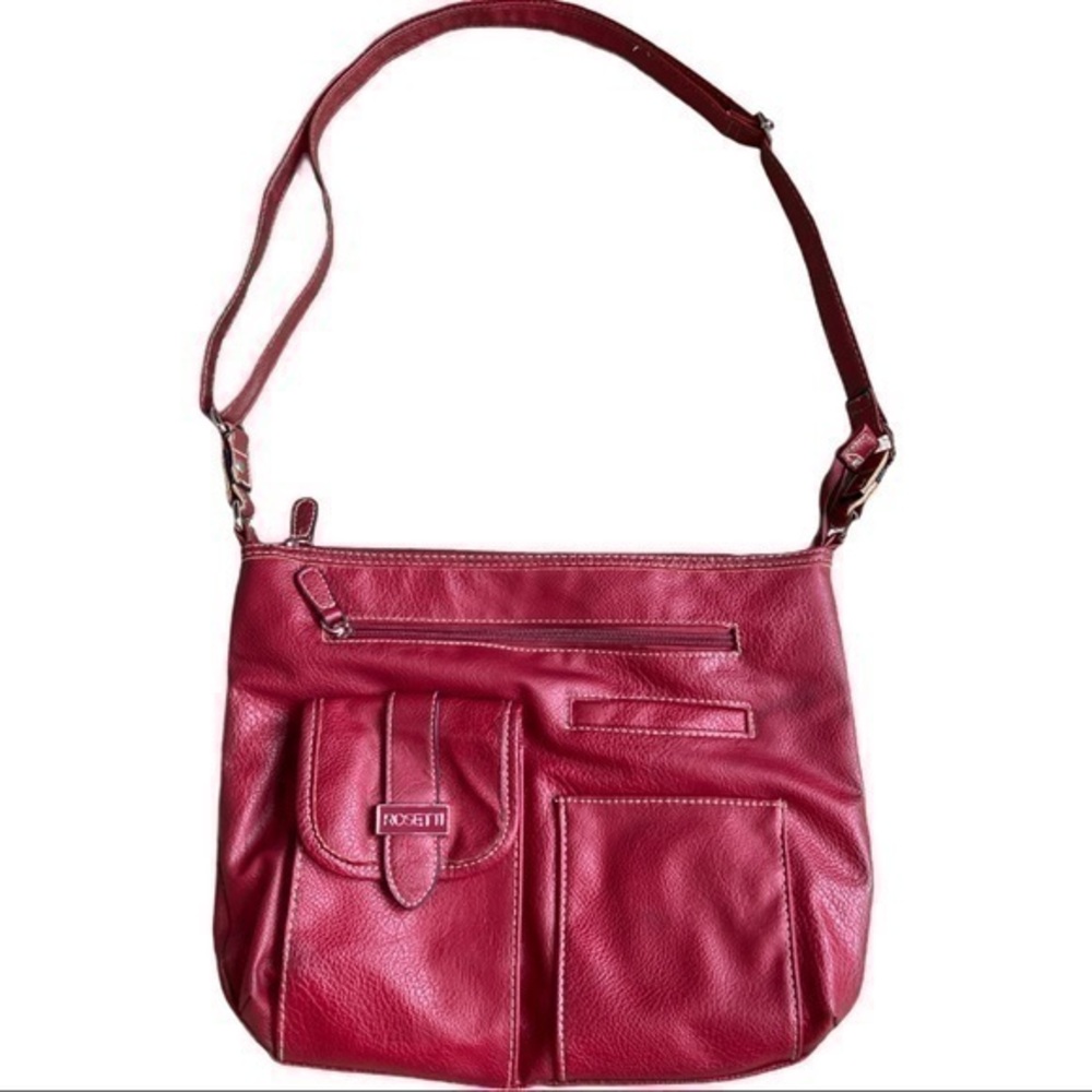 Rossetti Red bag faux leather tons of pockets
